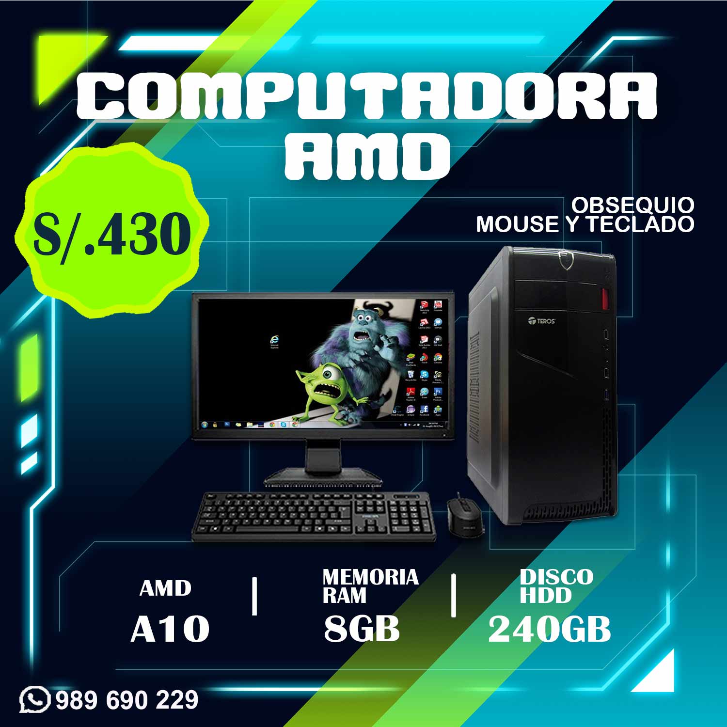 OFERTA DE COMPUTADORAS AMD 